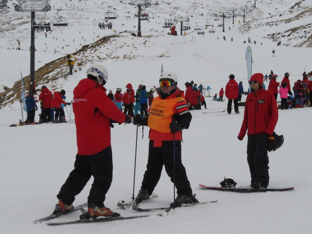 Peter conquers the beginners slope at The Remarkables.